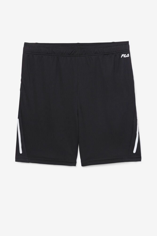 Fila Gaylon Black Shorts Mens - NZ 90548-WXCV